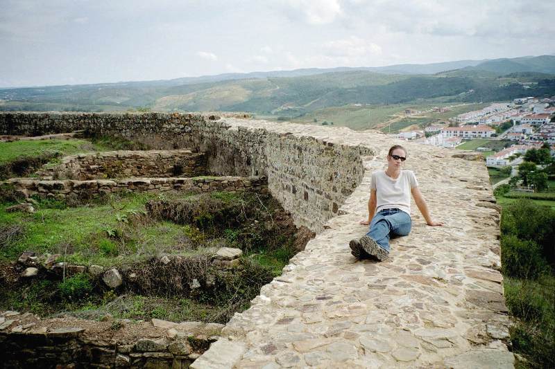 auf der Burgmauer