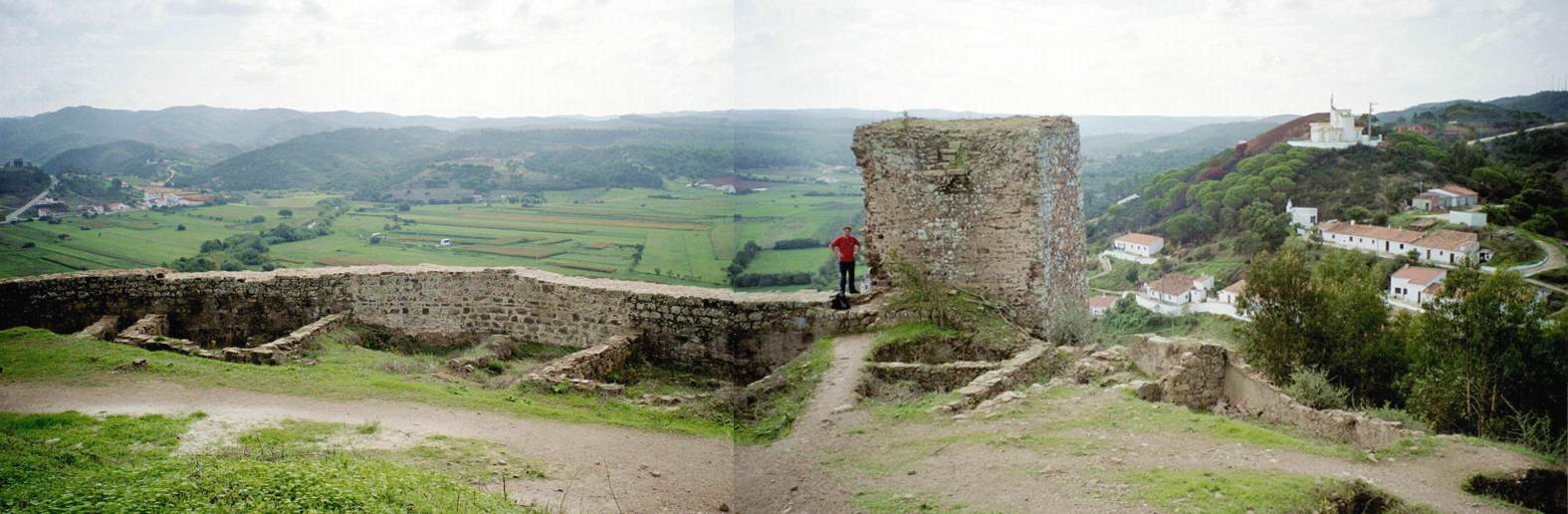 Halb-Panorama von der Burg aus